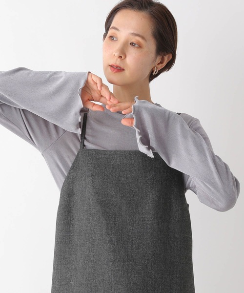 LEPSIM（レプシィム）の「【入卒式／セレモニー】スパンテレコボートネックプルオーバー　102332（Tシャツ/カットソー・レディース・ブラック/オフホワイト/グレー・FREE）」の3枚目の写真