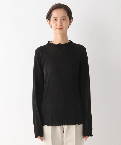 LEPSIM（レプシィム）の「【入卒式／セレモニー】スパンテレコボートネックプルオーバー　102332（Tシャツ/カットソー・レディース・ブラック/オフホワイト/グレー・FREE）」の16枚目の写真