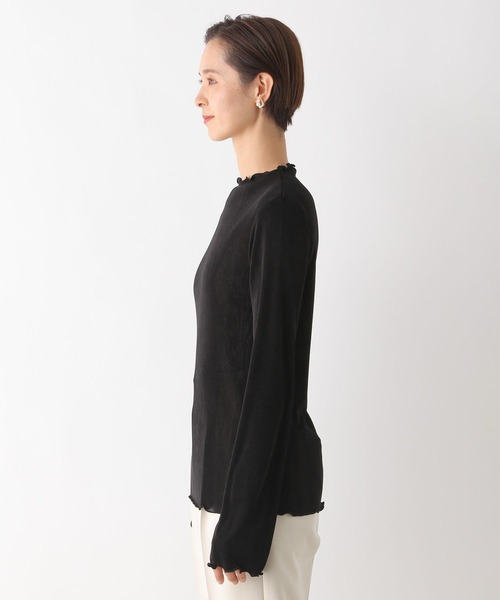 LEPSIM（レプシィム）の「【入卒式／セレモニー】スパンテレコボートネックプルオーバー　102332（Tシャツ/カットソー・レディース・ブラック/オフホワイト/グレー・FREE）」の17枚目の写真