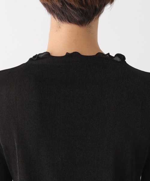 LEPSIM（レプシィム）の「【入卒式／セレモニー】スパンテレコボートネックプルオーバー　102332（Tシャツ/カットソー・レディース・ブラック/オフホワイト/グレー・FREE）」の22枚目の写真