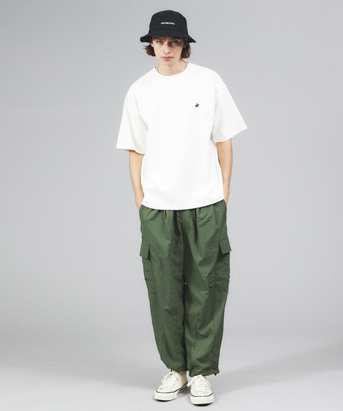ABAHOUSE(アバハウス)の「2WAY NYLON EASY CARGO PANT / 裏メッシュバルーンカーゴパンツ(カーゴパンツ・メンズ・グレー/ブラック/カーキ・M/L/XL)」の18枚目の写真
