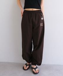 ANME（アンメ）の「【新色・新サイズ追加】ANMEロゴナイロンワイドパンツ【接触冷感 UVカット(UPF50+) 撥水加工】（その他パンツ）」