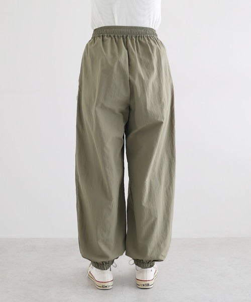新色・新サイズ追加】ANMEロゴナイロンワイドパンツ【接触冷感/UV