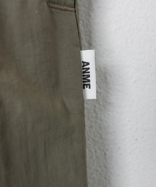 ANME（アンメ）の「【新色・新サイズ追加】ANMEロゴナイロンワイドパンツ【接触冷感/UVカット(UPF50＋)/撥水加工】（その他パンツ・レディース・ライトカーキ/ブラック/グレー/ネイビー/チャコールグレー/ブラウン・M/L/XL/XXL/S）」の15枚目の写真