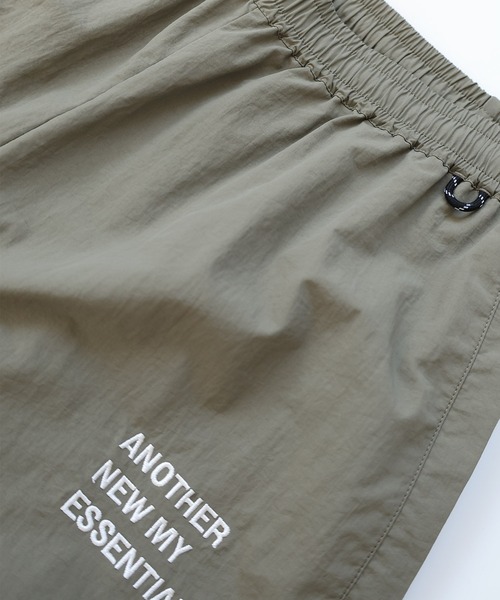 ANME（アンメ）の「【新色・新サイズ追加】ANMEロゴナイロンワイドパンツ【接触冷感/UVカット(UPF50＋)/撥水加工】（その他パンツ・レディース・ライトカーキ/ブラック/グレー/ネイビー/チャコールグレー/ブラウン・M/L/XL/XXL/S）」の11枚目の写真