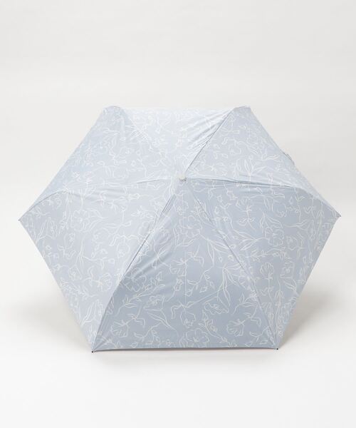 Waterfront(ウォーターフロント)の「ハンディールーフ UVブロック 折 60cm 晴雨兼用傘 日傘 雨傘(折りたたみ傘・レディース・ライトピンク/ライトブルー/スモークピンク/ブラック/グレー/オフホワイト/ブルー/ホワイト/ピンク・FREE)」の15枚目の写真