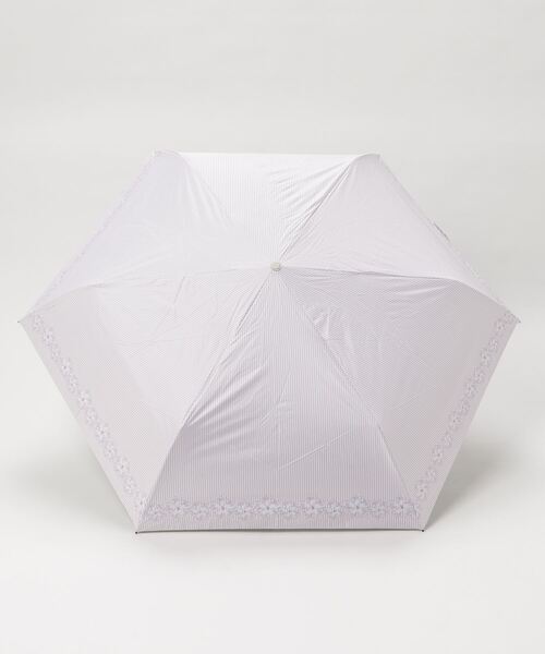 Waterfront(ウォーターフロント)の「ハンディールーフ UVブロック 折 60cm 晴雨兼用傘 日傘 雨傘(折りたたみ傘・レディース・ライトピンク/ライトブルー/スモークピンク/ブラック/グレー/オフホワイト/ブルー/ホワイト/ピンク・FREE)」の13枚目の写真