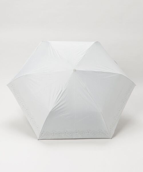 Waterfront(ウォーターフロント)の「ハンディールーフ UVブロック 折 60cm 晴雨兼用傘 日傘 雨傘(折りたたみ傘・レディース・ライトピンク/ライトブルー/スモークピンク/ブラック/グレー/オフホワイト/ブルー/ホワイト/ピンク・FREE)」の12枚目の写真