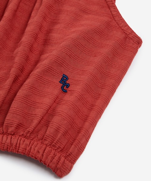 BOBO CHOSES(ボボショーズ)の「Tomato woven top(タンクトップ・キッズ・レッド・8Y-10Y/6-7YEAR/4-5YEAR/2y-3y/10Y-12Y/12Y-14Y)」の7枚目の写真