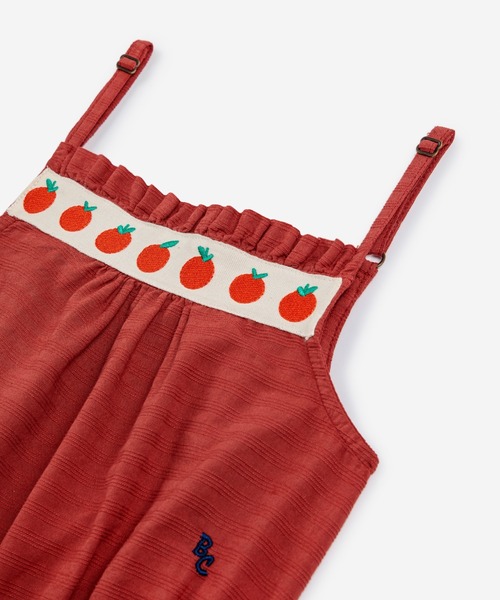 BOBO CHOSES(ボボショーズ)の「Tomato woven top(タンクトップ・キッズ・レッド・8Y-10Y/6-7YEAR/4-5YEAR/2y-3y/10Y-12Y/12Y-14Y)」の8枚目の写真