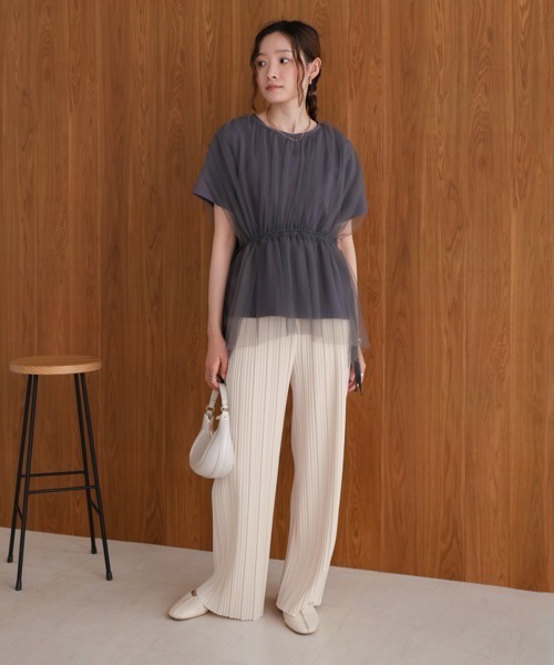 セール】【S・M・L サイズ展開】ランダムプリーツパンツ（その他パンツ