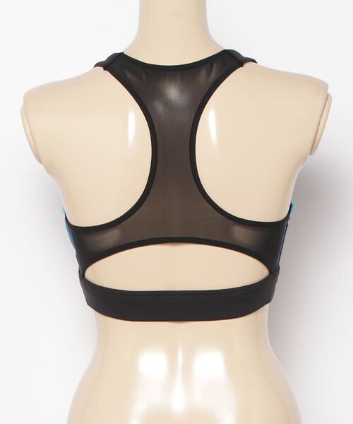 Reebok（リーボック）の「ラックス レーサーバック カラーブロック ブラトップ / LUX RACER BRA - CB（スポーツブラ・レディース・ライトブルー/ブラック/ベージュ・XX-LARGE/X-LARGE/LARGE/MEDIUM/SMALL/X-SMALL）」の18枚目の写真