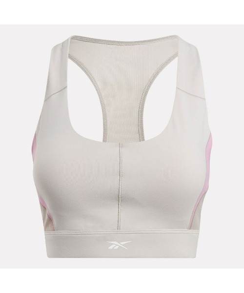 Reebok（リーボック）の「ラックス レーサーバック カラーブロック ブラトップ / LUX RACER BRA - CB（スポーツブラ・レディース・ライトブルー/ブラック/ベージュ・XX-LARGE/X-LARGE/LARGE/MEDIUM/SMALL/X-SMALL）」の11枚目の写真
