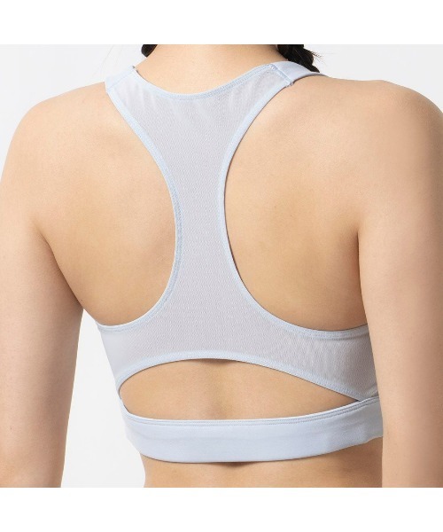 Reebok（リーボック）の「ラックス レーサーバック カラーブロック ブラトップ / LUX RACER BRA - CB（スポーツブラ・レディース・ライトブルー/ブラック/ベージュ・XX-LARGE/X-LARGE/LARGE/MEDIUM/SMALL/X-SMALL）」の15枚目の写真