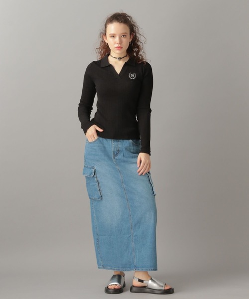 FOREVER 21(フォーエバー トゥエンティーワン)の「【2024SS】襟付きリブニット(ニット/セーター・レディース・ブルー/ブラック/ライトグレー・FREE)」の12枚目の写真