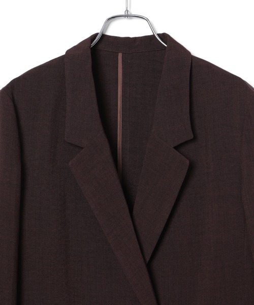 VIS(ビス)の「美easyテーラードジャケット【洗える】(テーラードジャケット・レディース・ネイビー/グレー/キナリ/ブラック/ダークブラウン・S/M)」の8枚目の写真