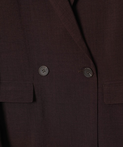 VIS(ビス)の「美easyテーラードジャケット【洗える】(テーラードジャケット・レディース・ネイビー/グレー/キナリ/ブラック/ダークブラウン・S/M)」の12枚目の写真