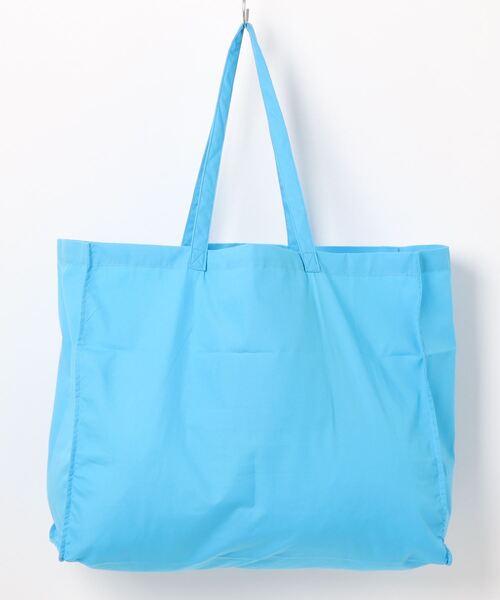 EMODA（エモダ）の「ツートーンプリントビッグエコバッッグ（エコバッグ/サブバッグ・レディース・グリーン/ブルー/グレー・FREE）」の4枚目の写真