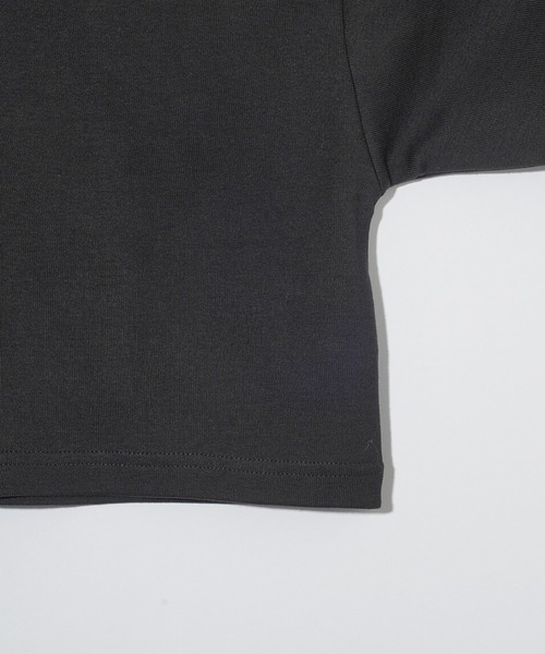 MILKFED.（ミルクフェド）の「MILKFED. WIDE S/S TOP（Tシャツ/カットソー・レディース・ベージュ/ネイビー/ブラック/ホワイト・ONE SIZE）」の13枚目の写真