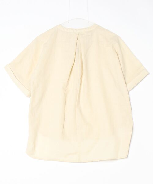 HusHusH（ハッシュアッシュ）の「HusHusH ハッシュアッシュ リネン混スキッパーシャツ（シャツ/ブラウス・レディース・ホワイト/ライトイエロー/ネイビー・L/M/S）」の16枚目の写真