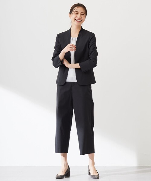 J.PRESS（ジェイプレス）の「シアーストライプ カットソー（Tシャツ/カットソー・レディース・ライトグレー系1/ホワイト系1/ホワイト系・MEDIUM/LARGE）」の11枚目の写真