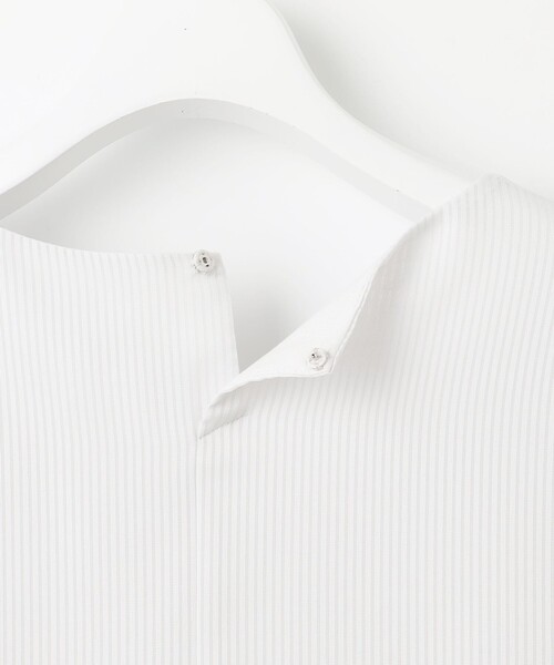 J.PRESS（ジェイプレス）の「シアーストライプ カットソー（Tシャツ/カットソー・レディース・ライトグレー系1/ホワイト系1/ホワイト系・MEDIUM/LARGE）」の19枚目の写真