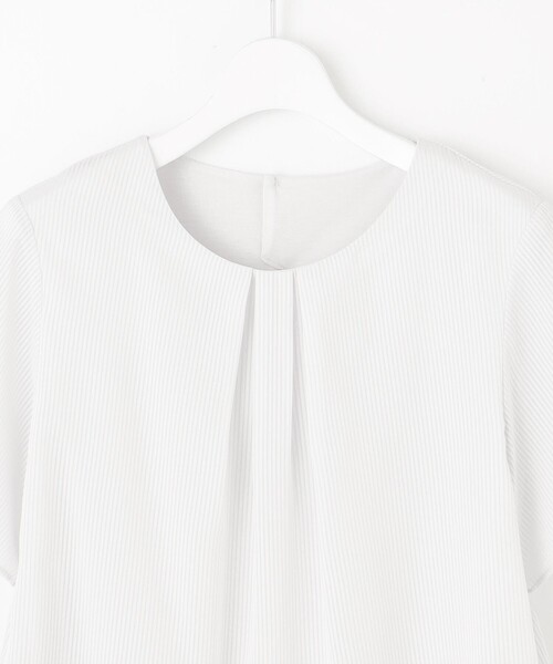 J.PRESS（ジェイプレス）の「シアーストライプ カットソー（Tシャツ/カットソー・レディース・ライトグレー系1/ホワイト系1/ホワイト系・MEDIUM/LARGE）」の21枚目の写真