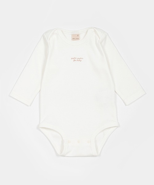 petit main(プティマイン)の「【プティプラ】ロンパース(ロンパース・キッズ・オフホワイト/ライトピンク/ライトブルー/ブラック/イエロー・70cm/80cm)」の2枚目の写真