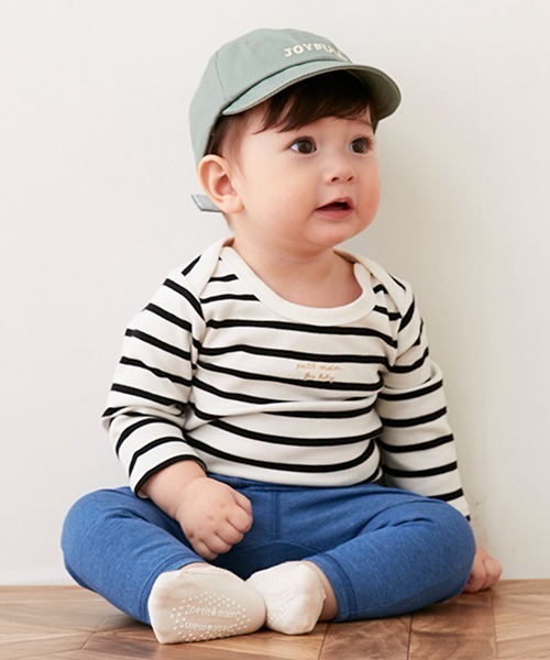 petit main(プティマイン)の「【プティプラ】ロンパース(ロンパース・キッズ・オフホワイト/ライトピンク/ライトブルー/ブラック/イエロー・70cm/80cm)」の3枚目の写真