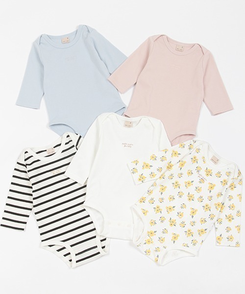 petit main(プティマイン)の「【プティプラ】ロンパース(ロンパース・キッズ・オフホワイト/ライトピンク/ライトブルー/ブラック/イエロー・70cm/80cm)」の9枚目の写真