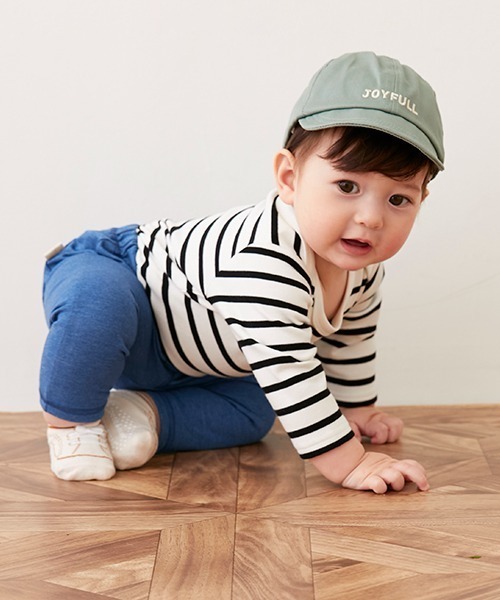 petit main(プティマイン)の「【プティプラ】ロンパース(ロンパース・キッズ・オフホワイト/ライトピンク/ライトブルー/ブラック/イエロー・70cm/80cm)」の6枚目の写真