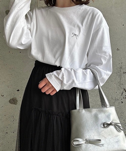 限定お値下げ チャコット バックリボンTシャツ Tシャツ