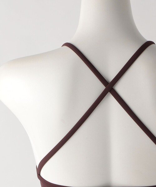 TAARA clothing（タアラクロージング）の「＜TAARA＞STRAP CROP TOP/スイムウエア（水着・レディース・ブラック/パープル・S）」の6枚目の写真