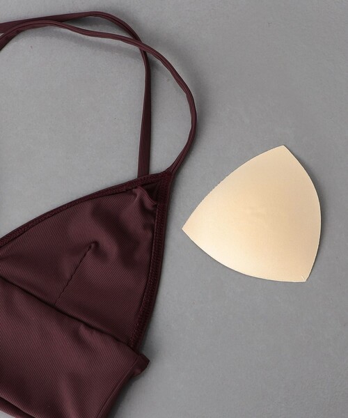 TAARA clothing（タアラクロージング）の「＜TAARA＞STRAP CROP TOP/スイムウエア（水着・レディース・ブラック/パープル・S）」の7枚目の写真
