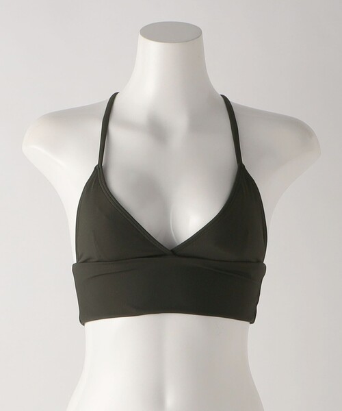 TAARA clothing（タアラクロージング）の「＜TAARA＞STRAP CROP TOP/スイムウエア（水着・レディース・ブラック/パープル・S）」の9枚目の写真