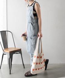 SpRay | デニムカーゴサロペット(サロペット/オーバーオール)