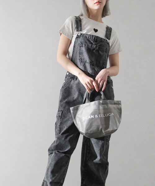 SpRay（スプレイ）の「デニムカーゴサロペット（サロペット/オーバーオール・レディース・ブラック系その他/ブルー系その他2/ブルー系その他・FREE）」の5枚目の写真