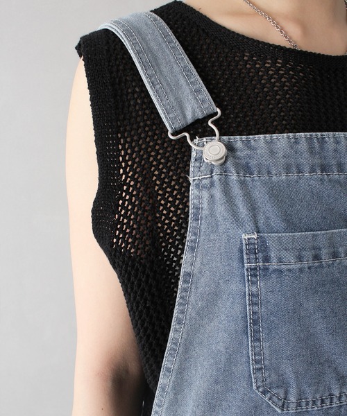 SpRay（スプレイ）の「デニムカーゴサロペット（サロペット/オーバーオール・レディース・ブラック系その他/ブルー系その他2/ブルー系その他・FREE）」の21枚目の写真