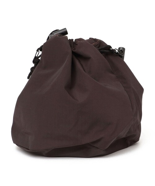 PARROTT CANVAS（パロットキャンバス）の「PARROTT CANVAS:PCM DRAW BAG（ショルダーバッグ・レディース・ブラウン/ネイビー/ピンク系・ONE SIZE）」の7枚目の写真