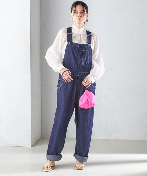 PARROTT CANVAS（パロットキャンバス）の「PARROTT CANVAS:PCM DRAW BAG（ショルダーバッグ・レディース・ブラウン/ネイビー/ピンク系・ONE SIZE）」の17枚目の写真