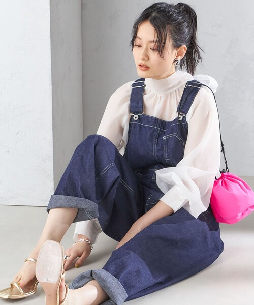 PARROTT CANVAS（パロットキャンバス）の「PARROTT CANVAS:PCM DRAW BAG（ショルダーバッグ・レディース・ブラウン/ネイビー/ピンク系・ONE SIZE）」の19枚目の写真