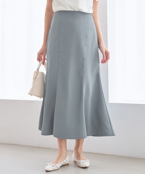 alotta(アロッタ)の「美ラインロングマーメイドスカート(スカート・レディース・ピンクベージュ/ブラック/ブルー・MEDIUM/X-LARGE/LARGE)」の2枚目の写真