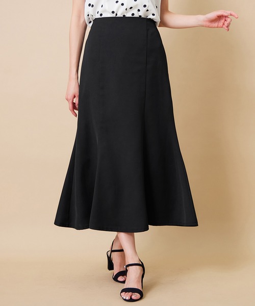 alotta(アロッタ)の「美ラインロングマーメイドスカート(スカート・レディース・ピンクベージュ/ブラック/ブルー・MEDIUM/X-LARGE/LARGE)」の1枚目の写真