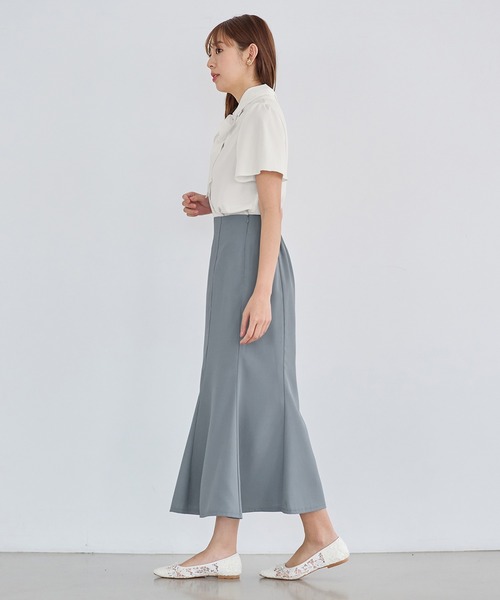 alotta(アロッタ)の「美ラインロングマーメイドスカート(スカート・レディース・ピンクベージュ/ブラック/ブルー・MEDIUM/X-LARGE/LARGE)」の7枚目の写真
