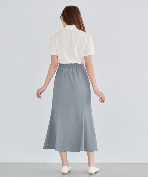 alotta(アロッタ)の「美ラインロングマーメイドスカート(スカート・レディース・ピンクベージュ/ブラック/ブルー・MEDIUM/X-LARGE/LARGE)」の8枚目の写真