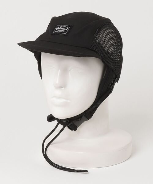 Quiksilver（クイックシルバー）の「クイックシルバー QUIKSILVER UV WATER SURF CAP（キャップ・メンズ・ピンク/ブラック・ONE SIZE）」の2枚目の写真