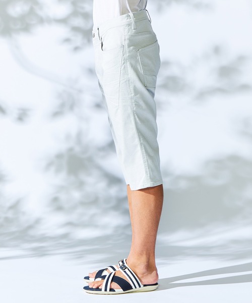 HIDEAWAYS NICOLE（ハイダウェイニコル）の「アラカルトデニムクロップドパンツ（デニムパンツ・メンズ・ブルー/オフホワイト/インディゴブルー・LARGE/MEDIUM/SMALL/X-LARGE）」の8枚目の写真