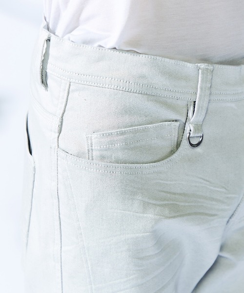 HIDEAWAYS NICOLE（ハイダウェイニコル）の「アラカルトデニムクロップドパンツ（デニムパンツ・メンズ・ブルー/オフホワイト/インディゴブルー・LARGE/MEDIUM/SMALL/X-LARGE）」の11枚目の写真