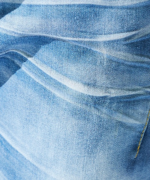 HIDEAWAYS NICOLE（ハイダウェイニコル）の「アラカルトデニムクロップドパンツ（デニムパンツ・メンズ・ブルー/オフホワイト/インディゴブルー・LARGE/MEDIUM/SMALL/X-LARGE）」の14枚目の写真