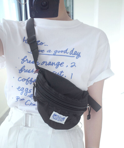 SLOBE IENA(スローブイエナ)の「【BATTLE LAKE/バトルレイク】ウエストポーチ(ボディバッグ/ウエストポーチ・レディース・ブルー/グレー/ブラック・FREE)」の5枚目の写真